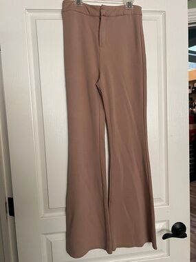 Windsor Dusty Rose Flared Knit Pants